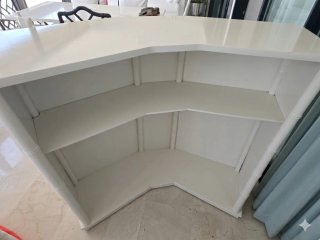 Mueble Bar/Aparador. Blanco estilo Colonial.