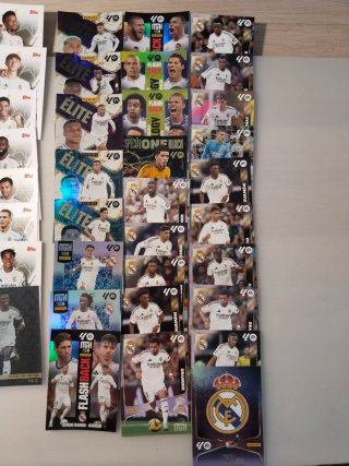 Lote Real Madrid Topps Match Attax y Megacracks