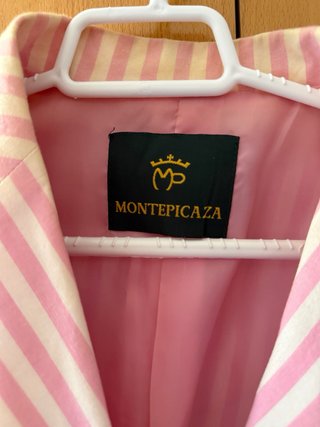 Chaqueta Monte Picaza Rayas Rosas Talla 48