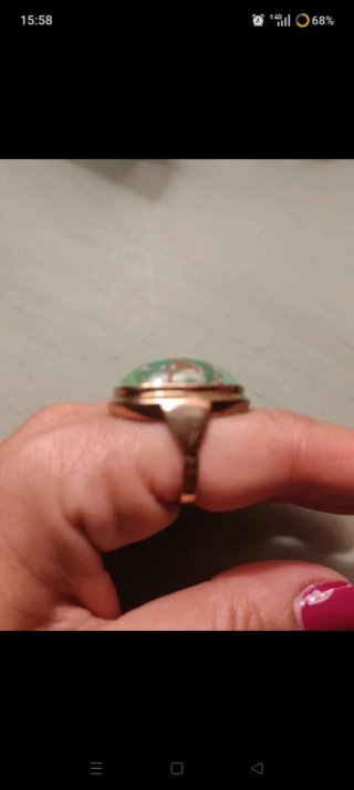 Anello Argento Turchese Iraniano