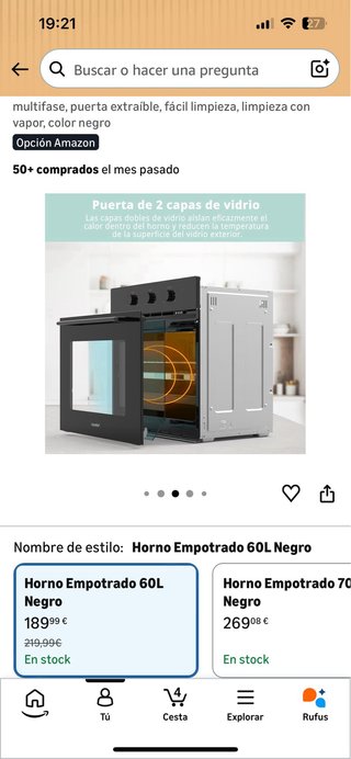 Horno Comfee CBO60M80M1-BK