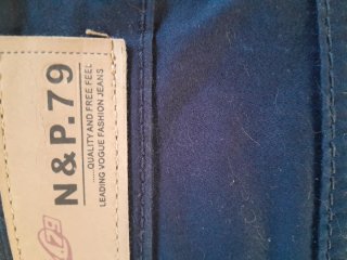 Pantalones capri azul marino