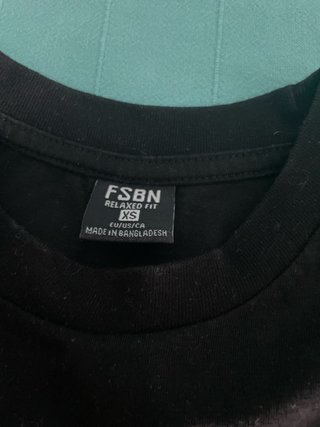 Camiseta Negra Talla XS