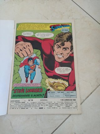 Revista Super Homem 25 - Junho 1984
