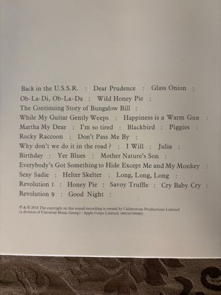 The Beatles White 2LP Deluxe 50th Anniversary