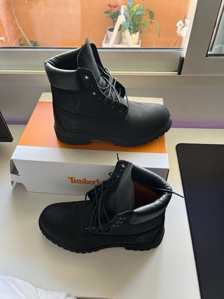 Botas Timberland Negras Nubuck 6