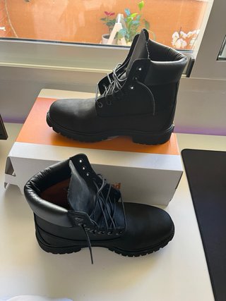 Botas Timberland Negras Nubuck 6