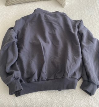 Sudadera Scuffers gris con cremallera