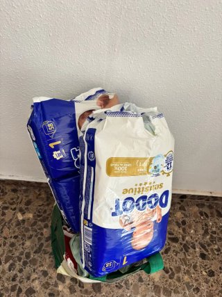 Lote Ropa Bebé Recién Nacido NIÑA + Pañales