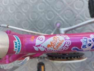 Bicicleta niña Btwin 20 rosa