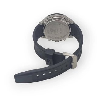 RELOJ CASIO EDIFICE TOUGH SOLAR ESFERA NEGRA COREA DE GOMA