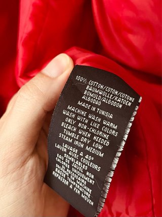 Cazadora Tommy Hilfiger Roja Talla M