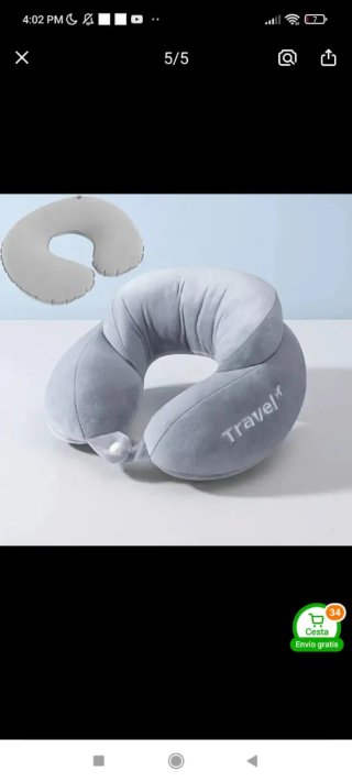 Almohada U Gris Viaje