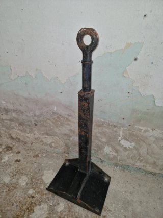 Enganche de remolque metálico