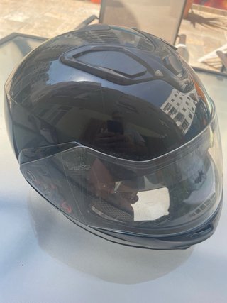 Casco modular negro