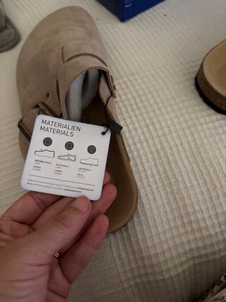 Socas Birkenstock tamanho 39 nunca usadas.