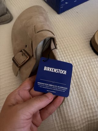 Socas Birkenstock tamanho 39 nunca usadas.