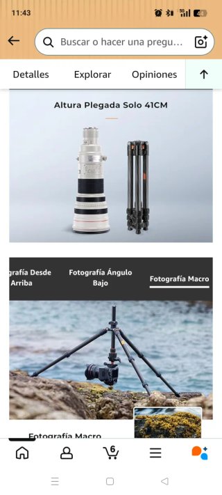 Trípode K&F Concept Carbon Fiber K254C2