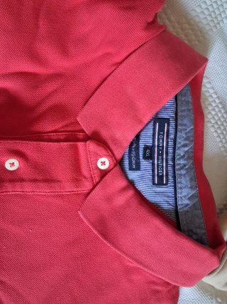 Polo Tommy Hilfiger Hombre 4XL Rojo.