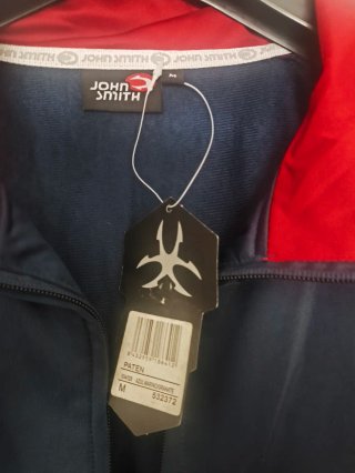 Chaqueta John Smith cremallera azul y roja