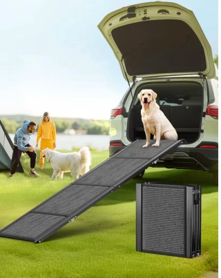 Rampa Perros Plegable Antideslizante 180x44