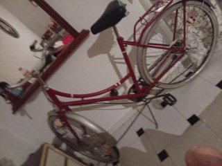 Bicicleta Clásica Roja