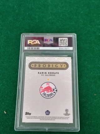 Karim Konate Topps Deco Prodigy PSA 10