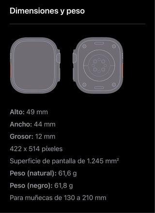 Apple Watch Ultra 3 GPS + Cellular Nero con Cinturini