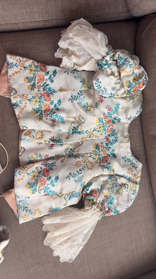 Traje de Fallera Infantil completo + corpiño negro