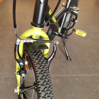Bicicleta Infantil Btwin Negra y Verde