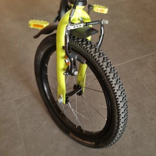 Bicicleta Infantil Btwin Negra y Verde