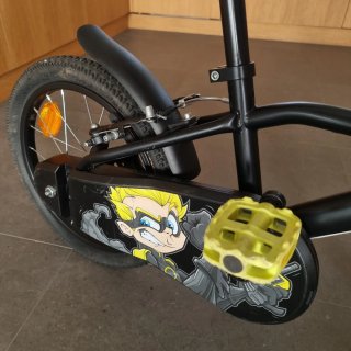 Bicicleta Infantil Btwin Negra y Verde