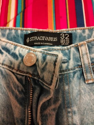 Falda vaquera larga Stradivarius