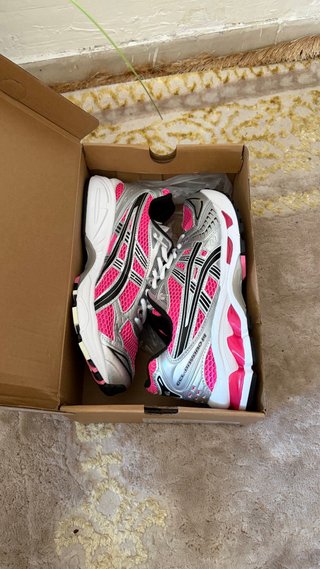 Zapatillas Asics 1130 Rosa/Plata Nuevas Talla 38