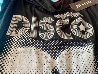 Camiseta Disco EXTRA ME Negra