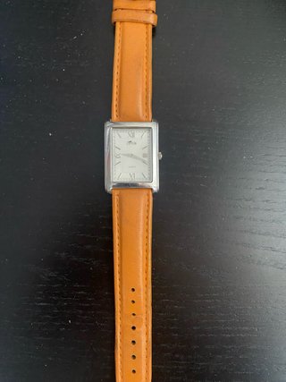 Reloj Lotus Rectangular Correa Marrón