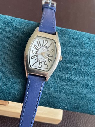 Reloj NY&C Azul y Plateado