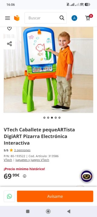 Pizarra Vtech Electrónica Infantil
