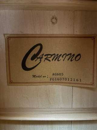 Guitarra Española con funda Negra .