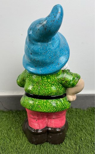 Figura de Gnomo de Jardín Decoración Exterior.