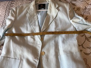 Chaqueta Monte Picaza Lino Turquesa Talla 48