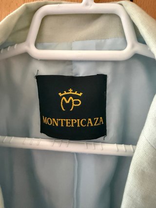 Chaqueta Monte Picaza Lino Turquesa Talla 48