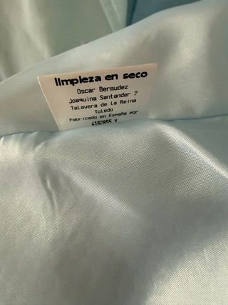 Chaqueta Monte Picaza Lino Turquesa Talla 48