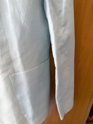 Chaqueta Monte Picaza Lino Turquesa Talla 48