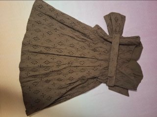 Vestido Mango palabra de honor con lazo Talla M