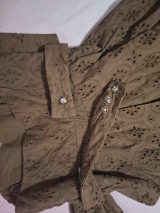 Vestido Mango palabra de honor con lazo Talla M