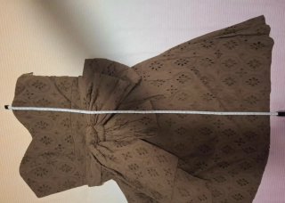 Vestido Mango palabra de honor con lazo Talla M
