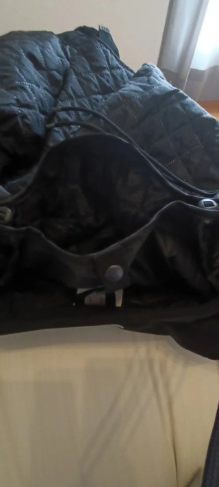 Chaqueta Moto Cordura Mujer Negra
