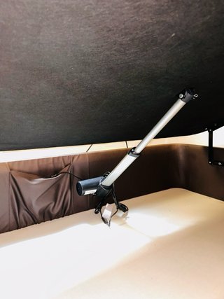 Canapé abatible de piel eléctrico