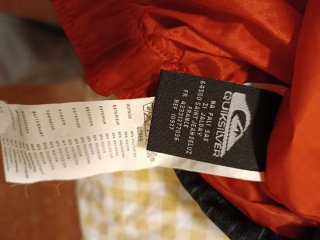 Chaqueta Quiksilver Snow/Esquí Negra y Roja